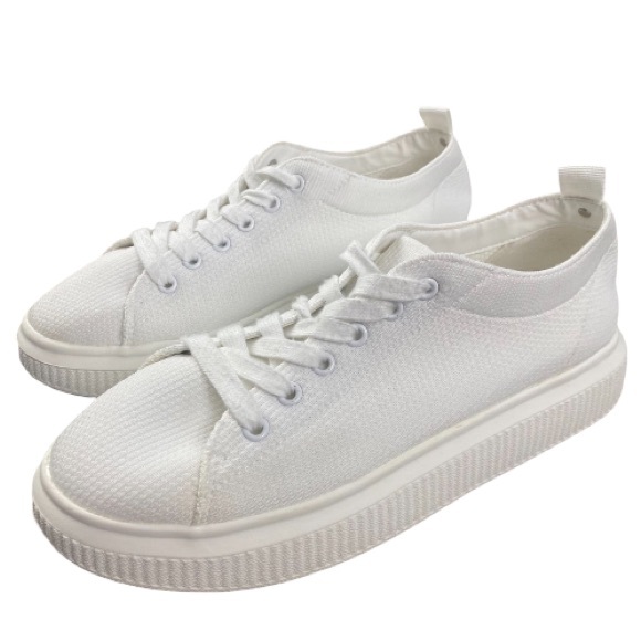 BP Sonny Off White Women's Platform Sneakers Size 8 - Picture 6 of 6
